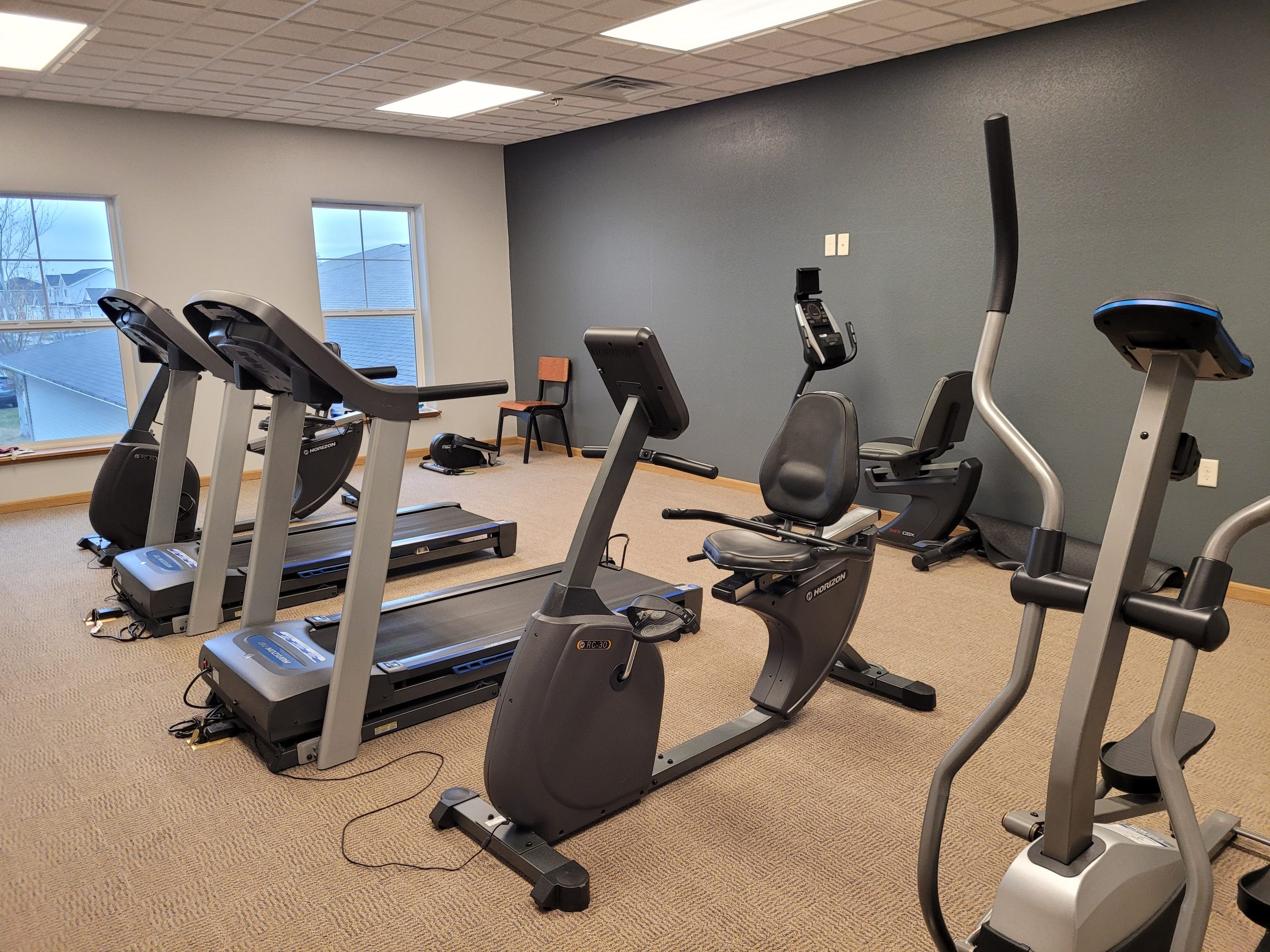 fitness center at The Estates in Moorhead